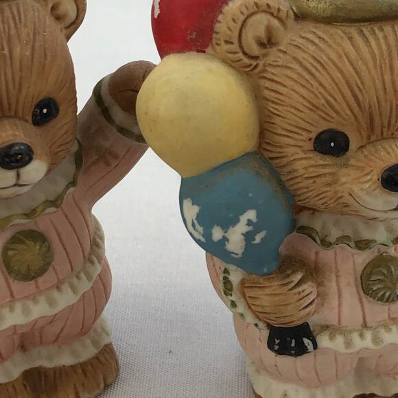 Homco Circus Teddy Bears #1449 Porcelain Figurines Lot of 3 - Picture 5 of 8